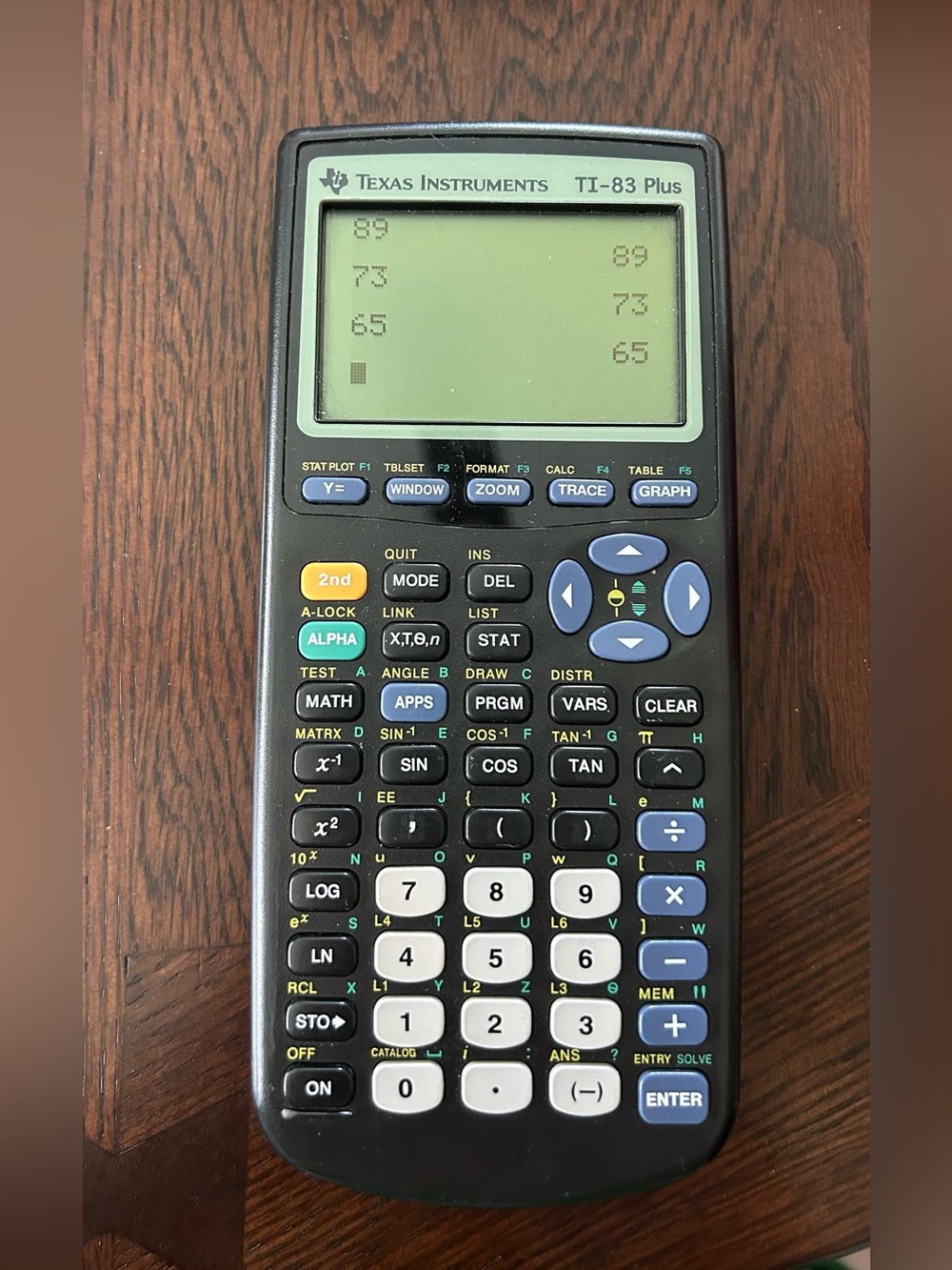 Texas Instruments Graphing Calculator TI 83 Plus Works Tested! No Cover